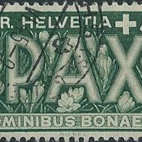 Switzerland 1945 3f Peace F/U. SG 457 Cat. £130