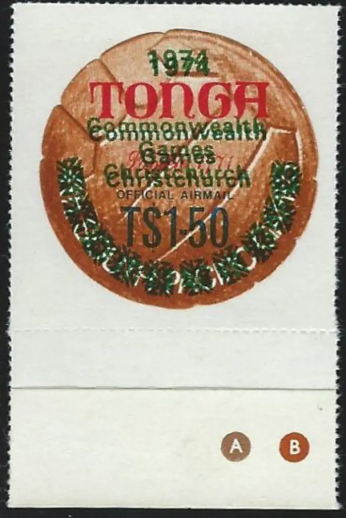 Tonga 1973 1p.50 Commonwealth Games Official ... Image 1++