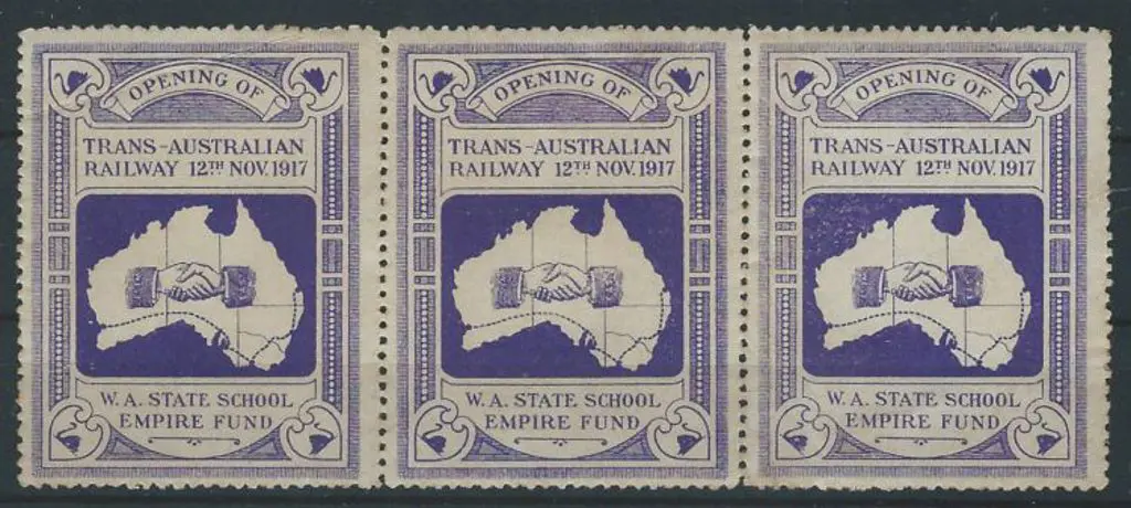 1917 (12 Nov) Opening of Trans-Australian Railway ... Image 1++