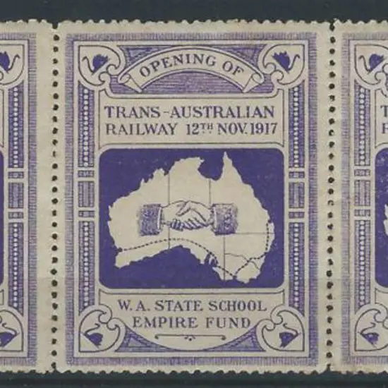 1917 (12 Nov) Opening of Trans-Australian Railway ...