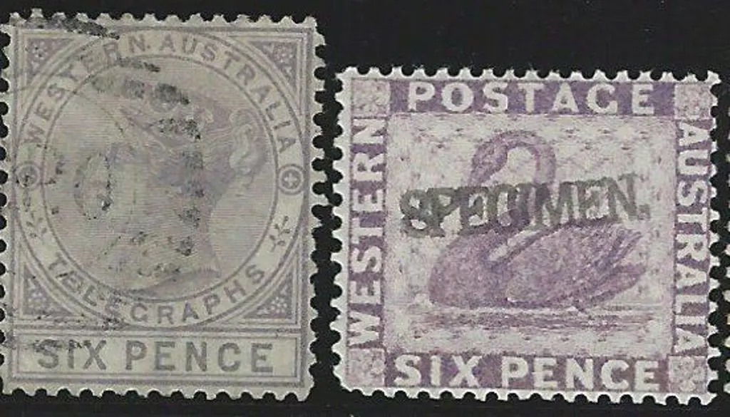1879 1d bistre Perf. 14 & Perf. 12½ Telegraph pair ... Image 1++