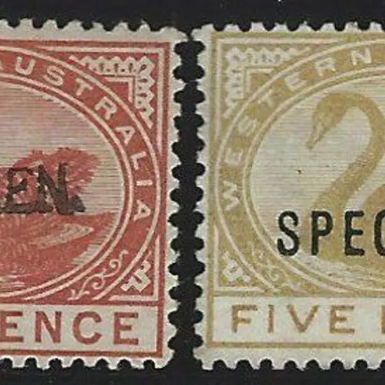 1889-1892 UPU "SPECIMEN" ovpts complete set of 12 ...