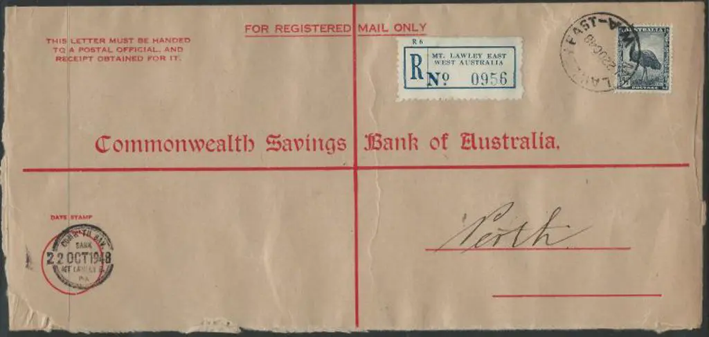 1948 (22nd Oct) Commonwealth Savings Bank ... Image 1++