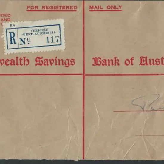 1949 (14th Jan) Commonwealth Savings Bank ...