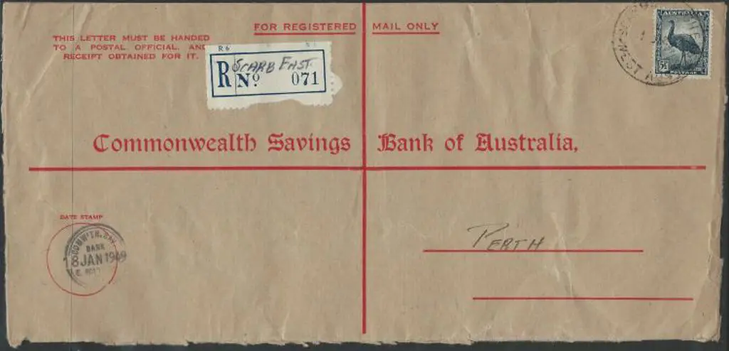 1949 (19th Jan) Commonwealth Savings Bank ... Image 1++