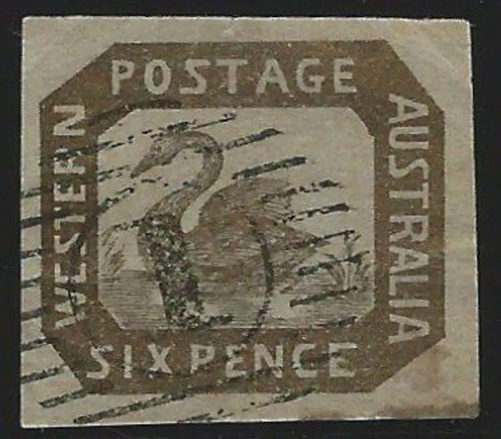 Treherne Die II forgery of the Hillman 6d golden ... Image 1++