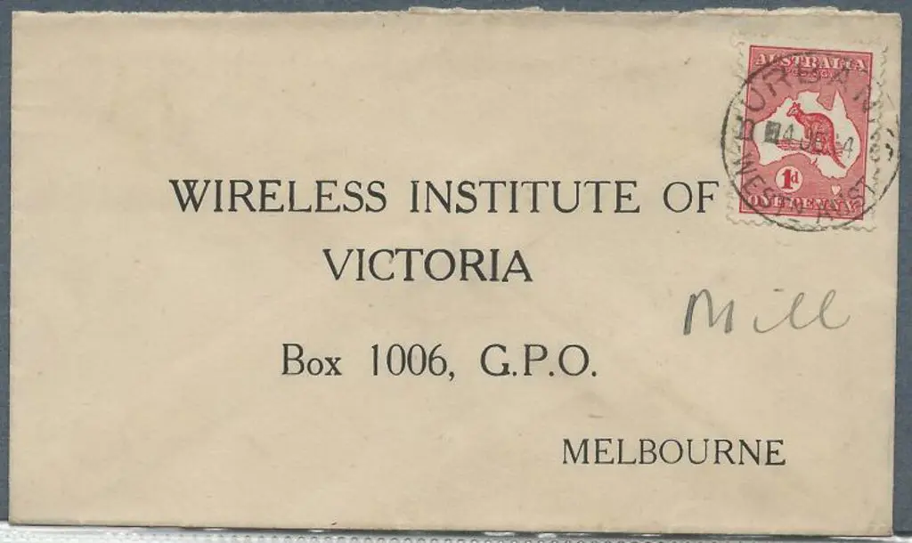 Burbanks B28 dated 4 JE 14 tying 1d kangaroo on ... Image 1++