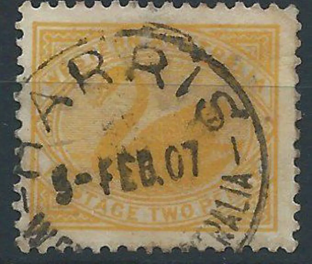 Harris A25 on 2d yellow swan dated 5 Feb 07. (1) Image 1++