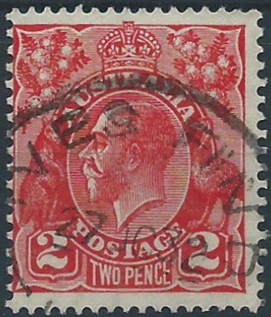 Ives Find C30 on 2d red KGV dated 27 OC 32. (1) Image 1++