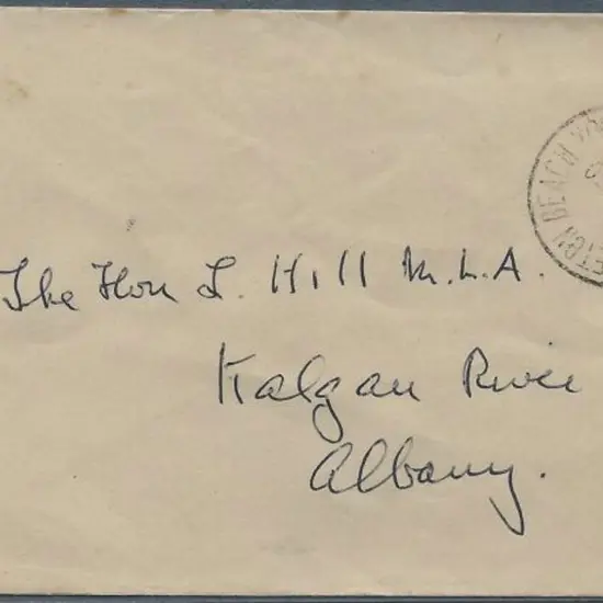 Middleton Beach type A27 cds tying 2½d red KGVI to ...