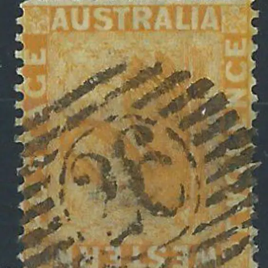 New Norcia 12 bar 26 obliterator on 2d yellow ...