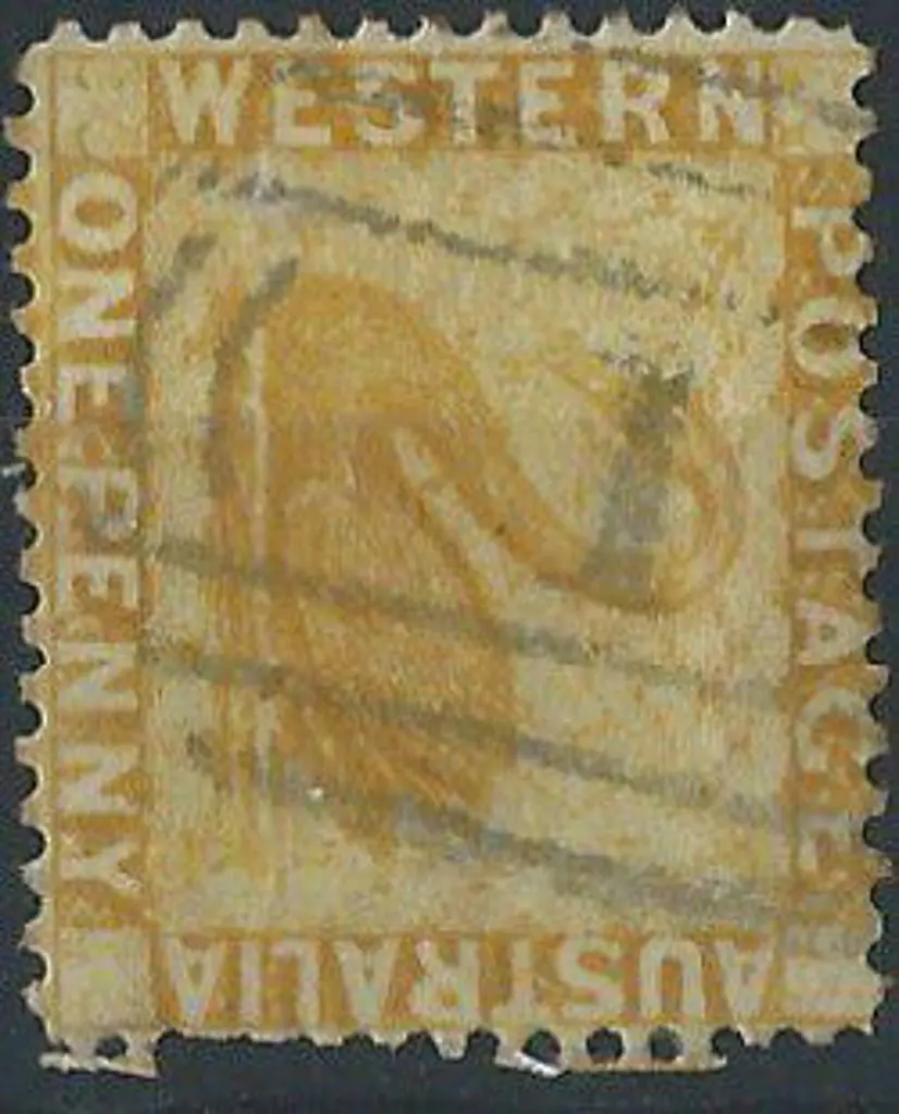 Newleyine Number 1 grid NG-1 on 1d yellow-ochre ... Image 1++