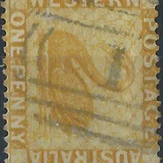 Newleyine Number 1 grid NG-1 on 1d yellow-ochre ...