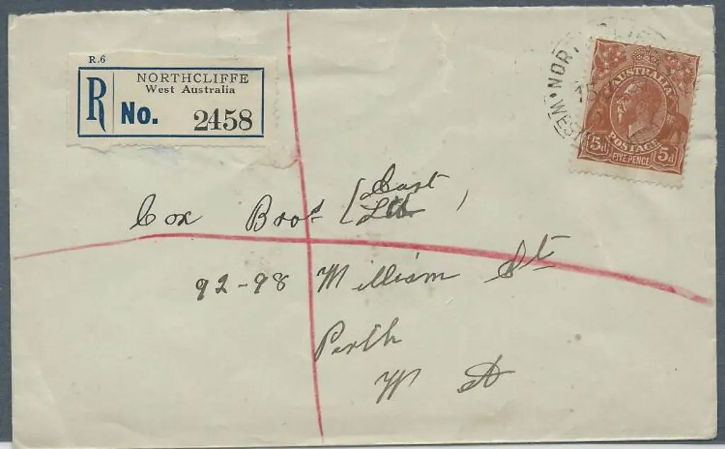 Northcliffe A30 cds dated 15 JE 37 tying 5d ... Image 1++