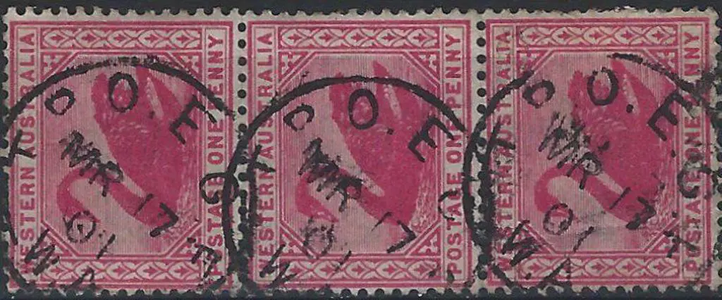 Travelling Post Office EG 4. Three clear strikes ... Image 1++