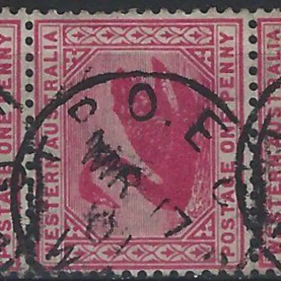 Travelling Post Office EG 4. Three clear strikes ...