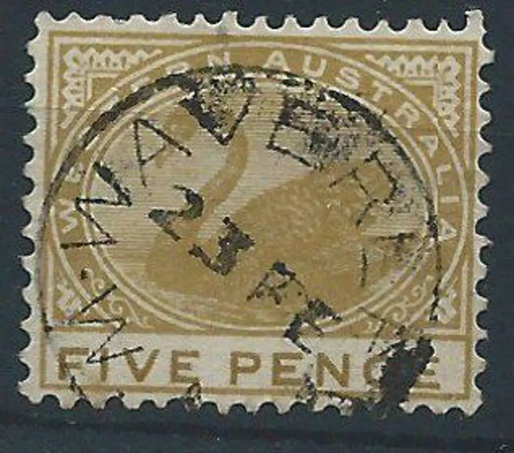 Waverley 3b on 5d yellow-olive swan for 23 FE but ... Image 1++