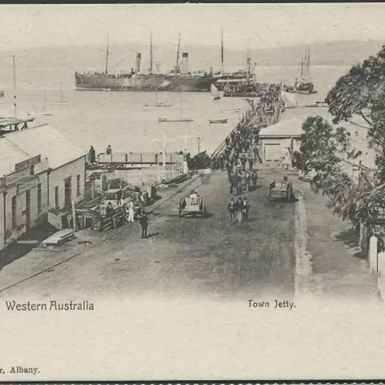 "Albany, Western Australia, Town Jetty" by H. ...