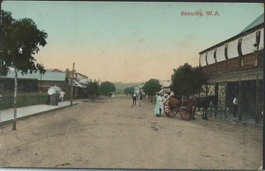 "Beverley, W.A." Falk colour in fine cond. Message ... Image 1++
