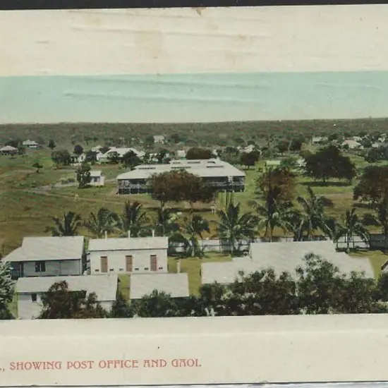"Broome, WA Showing Post Office and Gaol" Falk ...
