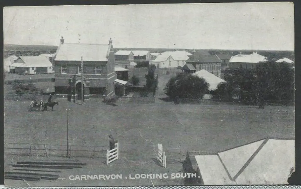 "Carnarvon Looking South". Anonymous in b&w used ... Image 1++