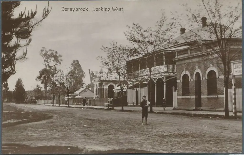"Donnybrook, Looking West". Anonymous b&w printed ... Image 1++