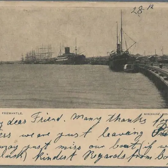 "Harbour Fremantle" Robinsons', Ltd, Bristol ...