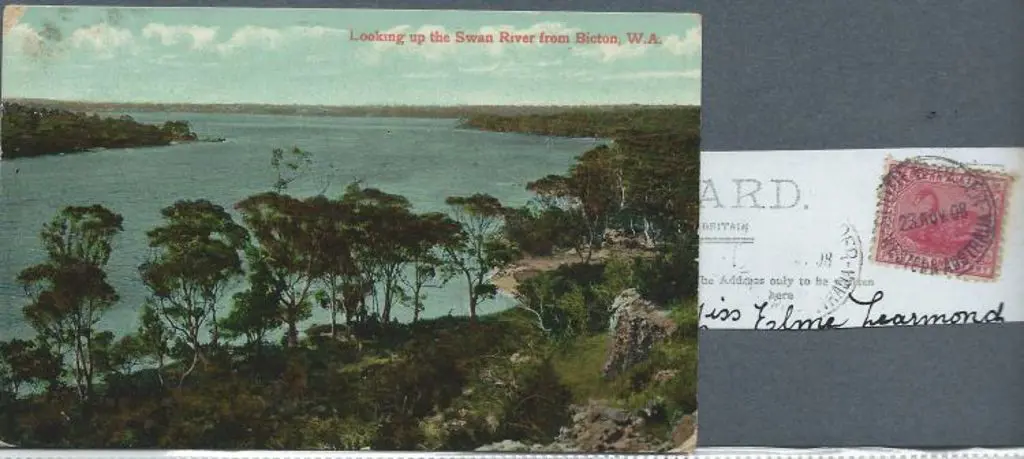 "Looking up Swan River from Bicton WA" Falk in ... Image 1++