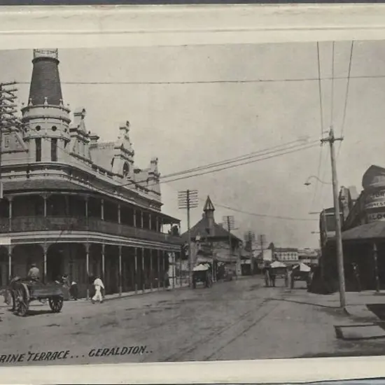 "Marine Terrace…Geraldton". Anonymous b&w used 1st ...