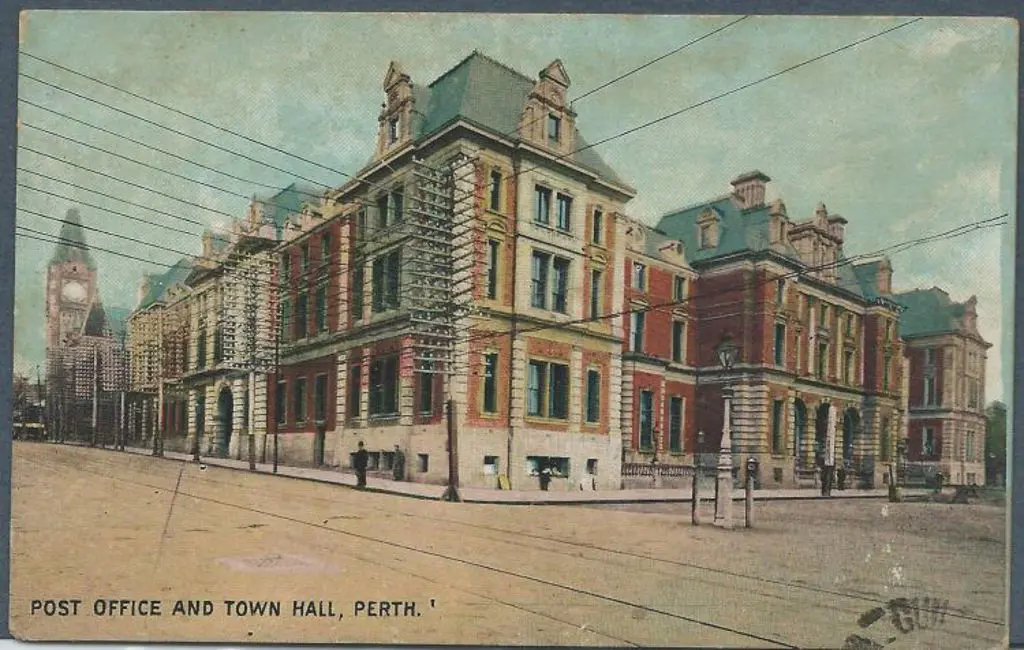 "Post Office and Town Hall, Perth" Anonymous ... Image 1++