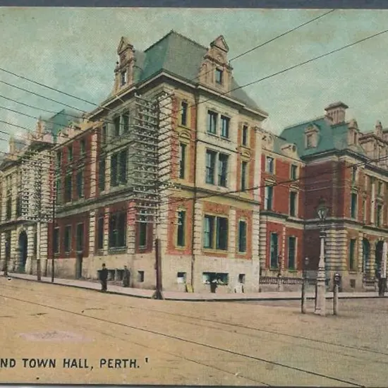"Post Office and Town Hall, Perth" Anonymous ...
