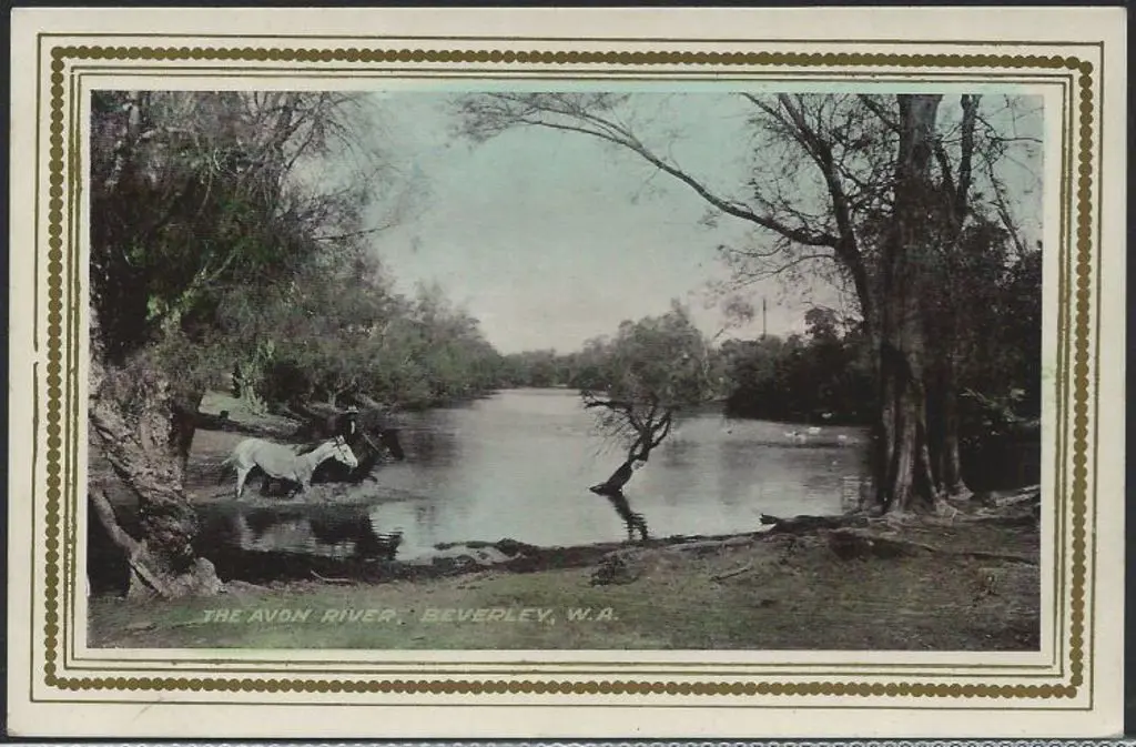 "The Avon River, Beverley, W.A." H+B series in ... Image 1++