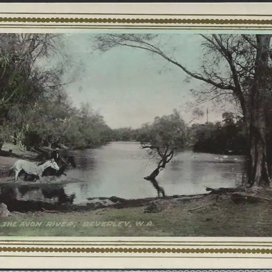 "The Avon River, Beverley, W.A." H+B series in ...