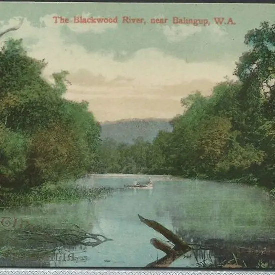 "The Blackwood River, near Balingup, W.A." Falk ...