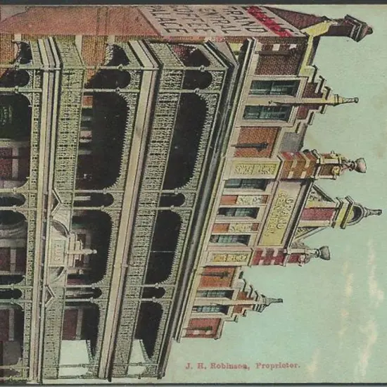 "The Grand Central Coffee Palace, Wellington ...