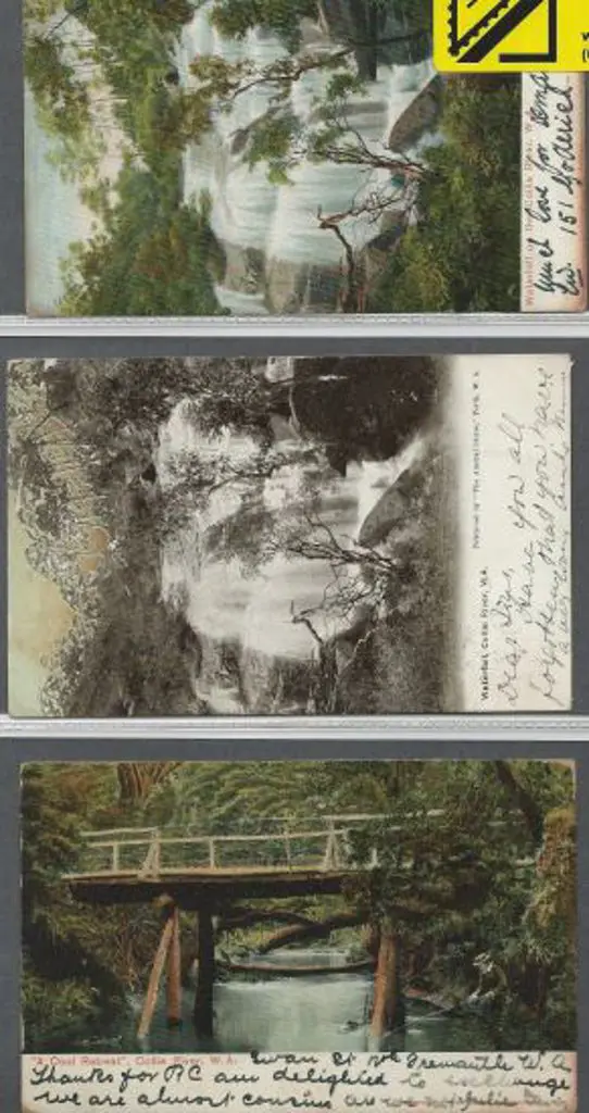 "Water Fall, Collie River, WA" sent Northam to SA ... Image 1++