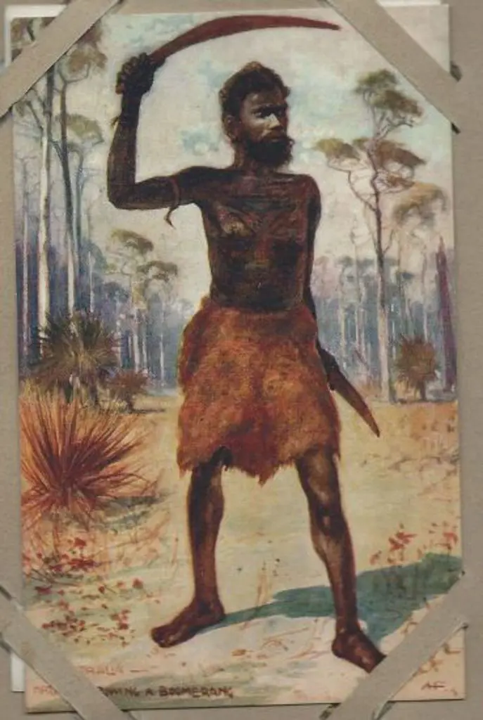 Aborigines-Native Daily Life Oilette series with ... Image 1++