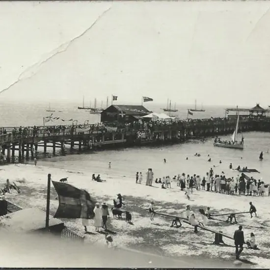 Geraldton untitled Kodak Austral b&w ppc showing ...