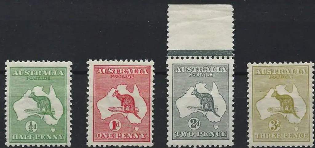 1913 1st wmk ½d, 1d & 3d (both Die I) & marginal ... Image 1++