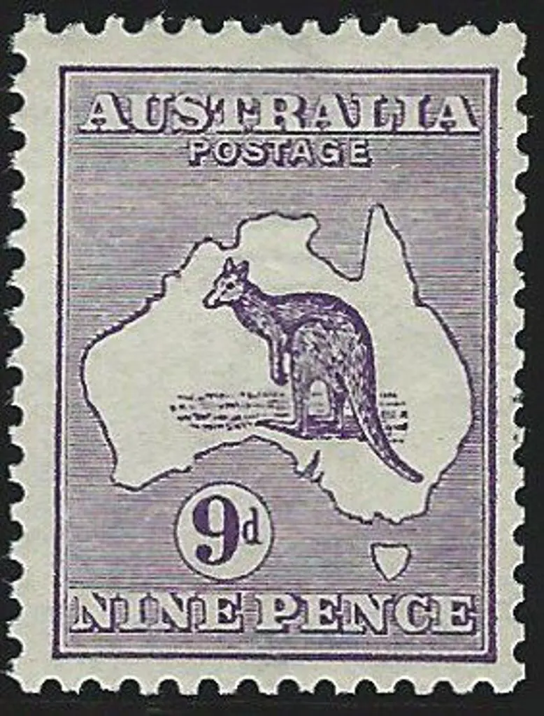 1913 1st wmk 9d violet. Centred slightly to right ... Image 1++