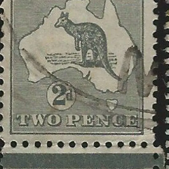 1915 2nd wmk 2d grey with JBC monogram. Good to ...
