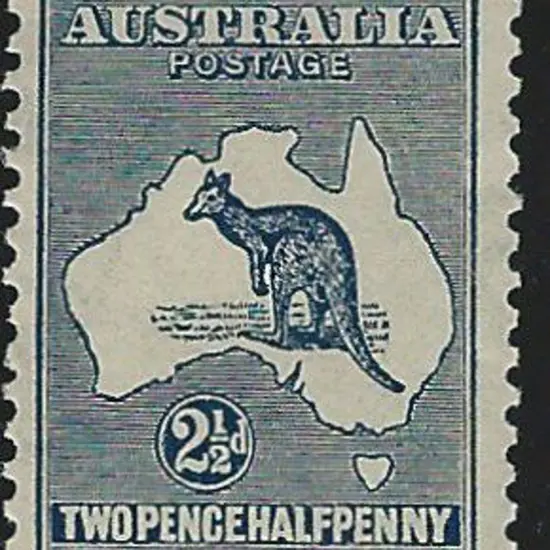 1915 2nd wmk 2½d indigo. Fine MUH. ACSC 10A Cat. ...