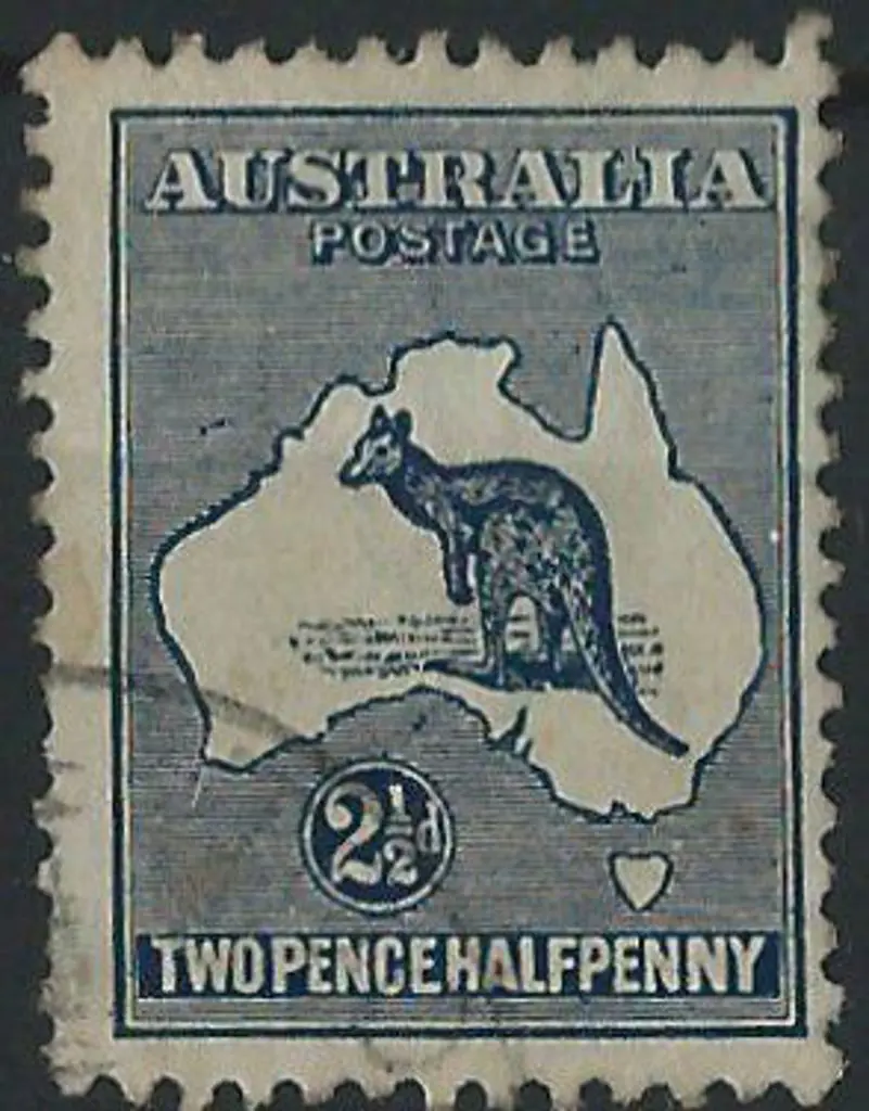 1915-28 3rd wmk  2½d indigo Die II with "white ... Image 1++