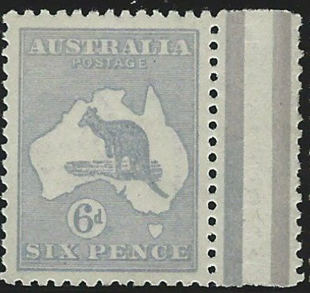 1915-28 3rd wmk  6d dull grey blue. A superb ... Image 1++