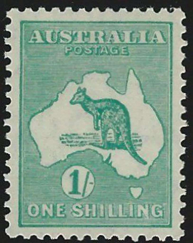 1923-30 Smult 1/- emerald. A lovely MUH stamp. ... Image 1++
