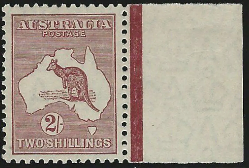 1923-30 Smult 2/- maroon. Well centred MUH ... Image 1++