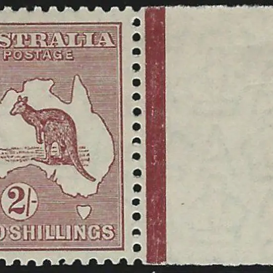 1923-30 Smult 2/- maroon. Well centred MUH ...