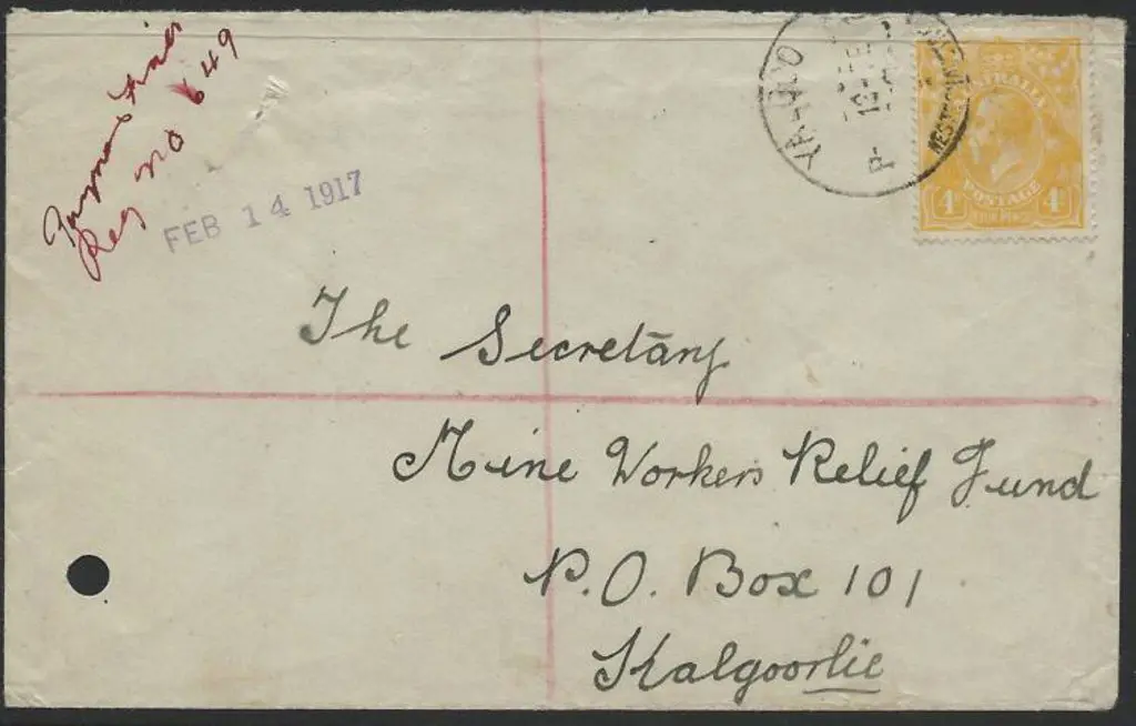 1914-20 Single wmk 4d lemon-yellow on 1917 (12th ... Image 1++
