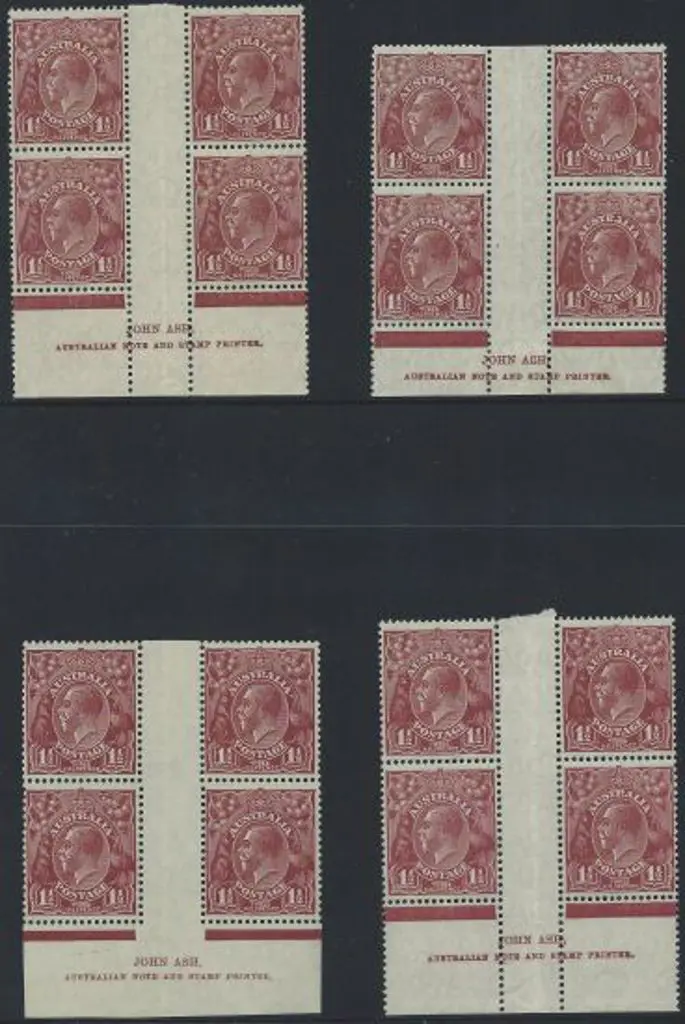 1926-30 SM wmk Perf 13½x12½  1½d red brown Ash ... Image 1++