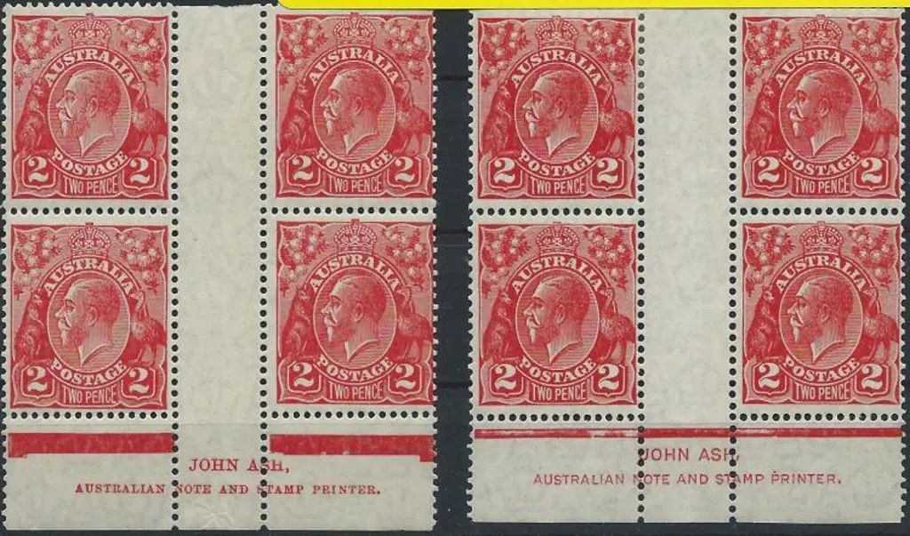 1926-30 SM wmk Perf 13½x12½  2d scarlet Die II & ... Image 1++
